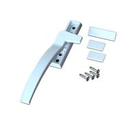 MLGFS Poignées de fenêtre, Poignée de porte et fenêtre avec verrou en plastique épais, acier alliage zinc, droit, 1 pièce