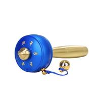 MLGFS Prayer Wheel, Roue de prière tibétaine Bouddhiste en Laiton, à Main, for la méditation et Le Yoga, Multicolore(Blue)