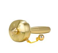 MLGFS Prayer Wheel, Roue de prière tibétaine Bouddhiste en Laiton, à Main, for la méditation et Le Yoga, Multicolore(Gold)