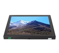 mlida Mini Moniteur LED, Support Mural pour écran Tactile LED, Rapport d'aspect 16:9, Port VGA, Panneau IPS 4:3 de 8 Pouces pour supermarché (Prise UE)