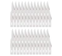 Mlife Lot de 50 lames de rechange pour cutter, lames de rechange pour couteau artisanal de précision, N°11 (biseau)