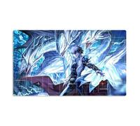 Mlikemat Kaiba Seto ZD039-28 Tapis de souris Motif dragon blanc aux yeux bleus et sac inclus