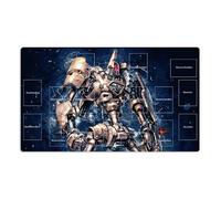 Mlikemat New Playmat Ancient Gear Golem TCG CCG Tapis de jeu de cartes à collectionner avec zones + sac gratuit (ZD039-284-A)