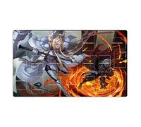 Mlikemat Playmat ZD014-773-A Tapis de jeu Dogmatika Ecclesia Vs Albaz TCG CCG CCG Tapis de jeu de cartes à collectionner et sac gratuit