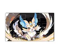 Mlikemat Tapis de jeu Purrely TCG CCG OCG avec zones + sac gratuit (ZD014-665-A)
