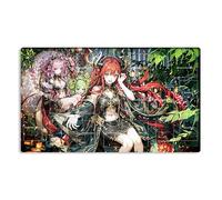 Mlikemat Tapis de jeu Traptrix pour fille TCG CCG OCG avec zones + sac gratuit (ZD039-045-A)