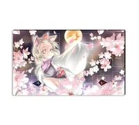 Mlikemat ZD039-007-A Tapis de jeu de cartes à collectionner Motif fleurs de frêne et printemps joyeux