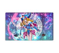 Mlikemat ZD039-555-A Tapis de jeu de cartes à collectionner Motif fille magicienne noire