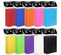 Mlikero 1000 Pcs Card Sleeves, 66 * 91 mm Slive Sleeve Carte, 10 Couleurs Sleeves Cartes, Protege Carte Cartes à Collectionner, Cartes de Sport