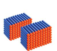 Mlikero 150 Fléchettes Balle en Mousse, 7.2cm Balles de Recharge pour Pistolet Joue, Accessoires de Flechette Compatibles avec Le Blaster Jouet Battle Party Favori, Bleu