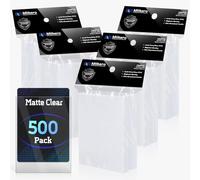 Mlikero 500 Mat Sleeves Carte Souples, 66 x 91 mm Sleeves Protege Carte Standard, Protection Cards pour Cartes à Collectionner, Cartes de Sport