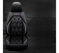 MLINGK Housses de siège de voiture pour Peugeot 106 107 108 206 207 CC 208 306 307 308 T7 T9 406 407 508 607 en cuir véritable imperméable et respirant 5 places Gris
