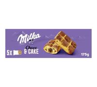 MLKA - Gâteaux Moelleux Fourrés au Chocolat et Pépites Fondantes, Format 5 Sachets 175g - Le lot de 4
