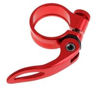 MLKCYCMTS Lot de 3 Colliers de Serrage Rapide for Tige de Selle de vélo 31,8 mm - Pièce de Rechange for VTT et vélos de Route(Red,34.9mm)