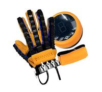 MLKHESY Dispositif de rééducation de la Main après Un AVC, Gants robotisés de rééducation, 5 Modes de Fonctionnement au Choix, la Main à Force réglable, avec Fonction chauffante Right M
