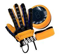 MLKHESY Dispositif de rééducation de la Main après Un AVC, Gants robotisés de rééducation, 5 Modes de Fonctionnement au Choix, la Main à Force réglable, avec Fonction chauffante Right S