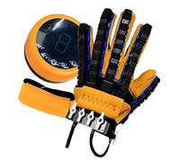 MLKHESY Dispositif de rééducation de la Main après Un AVC, Gants robotisés de rééducation, 5 Modes de Fonctionnement au Choix, la Main à Force réglable, avec Fonction chauffante Left M