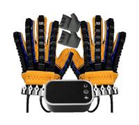 MLKHESY Gants robotisés de rééducation des Deux Mains, Gants robotisés de rééducation des Doigts pour hémiplégie Suite à Un AVC, Modes/Engrenages réglables, soulagent Les spasmes L