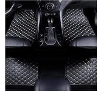 MLLAS 4 Pièces Cuir Tapis Voiture pour BMW G45 X3 2024+, Tous Temps de Sol ImperméAbles AntidéRapant Accessoires Auto,C Black White