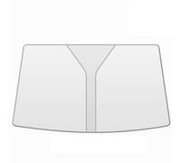 MLLAS Brise Soleil Voiture pour MG ZS Hybrid+ Luxury (Seit 2024), Pliable Bloque Chaleur Protection Contre Les Rayons UV Pare Soleil Accessoires Auto,Silver-140 * 70cm