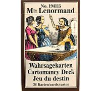 Mlle Lenormand Wahrsagekarten No. 194115 (Klassische Lenormand Wahrsagekarten): 36 Karten mit Anleitung - Cartomancy Deck - Jeu du destin