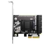 Mllepjdh Adaptateur PCIExpress SATA3.0 à interfaces Multiples prenant en 6 appareils simultanément avec Un de données Stable