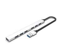 Mllepjdh Adaptateur USB Connexion Multiports USB HUB Port 7 Ports USB Hub pour Ordinateur Portable Hub USB