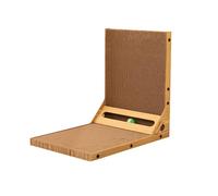 Mllepjdh Arbre à chat interactif en sisal de qualité supérieure - Grattoir d'angle mural - Pour différentes tailles et durabilité