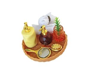 Mllepjdh Articles de Toilette réalistes, Figurine Miniature, Maison de poupée, décoration de Salle de Bain, modèle en résine pour, Jeu de rôle pour Adultes, Collection de Meubles Miniatures