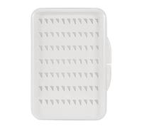Mllepjdh Boîte de rangement étanche pour pêche à la mouche - En mousse transparente - Pour articles de pêche - Boîte de rangement pour appâts et leurres de pêche - Boîte de rangement étanche