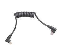 Mllepjdh Câble de charge USB C vers USB C 40 W avec connecteurs coudés pour montre casque