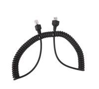 Mllepjdh Câble de microphone RJ45 pour radios à deux voies pour FT450 FT817 FT857 FT897 Remplace les microphones à main MH31A8J Mh31a8j