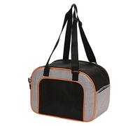 Mllepjdh Cage de transport pour petit animal de compagnie avec sangles de poignée réglables, portable, respirante, pour conure, perroquet, perruche, calopsitte