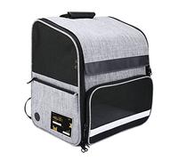 Mllepjdh Cat-in-Bag Sac de transport confortable pour transport en voiture pour chatons chiots Sac de transport pour sac de transport et toilettage Backpa