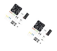 Mllepjdh Circuit imprimé lumineux LED pour roulette électronique et exercices de soudure pédagogique