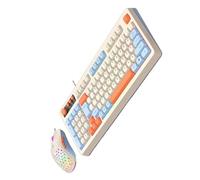 Mllepjdh Clavier de jeu rétroéclairé ergonomique avec câble USB pour ordinateur PC