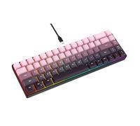 Mllepjdh Claviers de jeu 68 touches RVB remplaçables à chaud, éclairage latéral, protections IP54, durée de vie de 1000 millions de touches