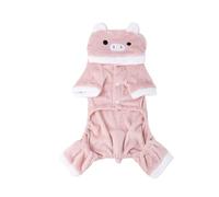 Mllepjdh Combinaison pour chiens de Transfiguration avec capuche - Pull d'hiver pour chien - Pour Noël, Halloween, fête costumée - Pull pour petits chiens