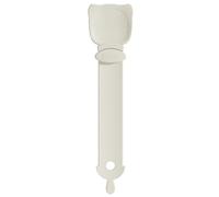 Mllepjdh Cuillère à presser pour chats - Pour nourriture humide - Pour animaux de compagnie - Blanc