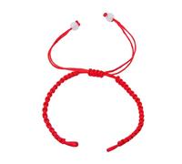 Mllepjdh DIY Bracelet en corde rouge fait main semi-fini chaîne de poignet faite main chaîne rouge bracelet à maillons à main bijoux, jade 2