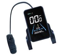Mllepjdh Easyy Install Tableau de bord de vélo électrique Conversion tachymètre Contrôle du niveau de batterie Instruments de conversion Tableau de bord avec indicateurs de clignotant