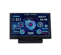 Mllepjdh Écran LCD 5 pouces - Affichage lumineux - USB - Sous-écran pour ordinateur PC