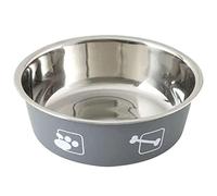 Mllepjdh Gamelle antidérapante pour chien - Gamelle portable en acier inoxydable - Gamelle pour chien - Gamelle d'eau antidérapante pour animal domestique