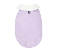 Mllepjdh Gilet en fourrure unie pour chiens de petite et grande taille - Vêtement doux de couleur unie - Pull à col roulé épais - Pyjama de printemps