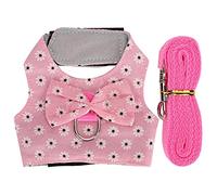 Mllepjdh Harnais et gilet laisse pour hamster chinchilla adorable costume 3 tailles 2 couleurs
