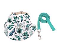Mllepjdh Harnais laisse pour petit animal de compagnie, motif floral, gilet pour activités de plein air, marche, entraînement