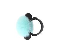 Mllepjdh Housse de pare-brise en fourrure sans fil pour microphone Lavalier magnétique Réduit le bruit du vent Coupe-vent pour microphone à revers Couverture portable Lavalier