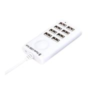 Mllepjdh Hubs USB 2.0 8 ports transfert de données rapide jusqu'à 480 Mbps câble étendu de 100 cm pour une connectivité flexible