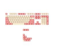 Mllepjdh Jeu de touches de 122 touches sur le thème de l'ours moulées à double déclenchement pour clavier mécanique amusant et personnalisation unique Amélioration du clavier de bureau