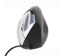 Mllepjdh JSY 01 Boutons Optiques Ergonomiques Verticaux 3 Touches pour PC/Ordinateur Portable Argent